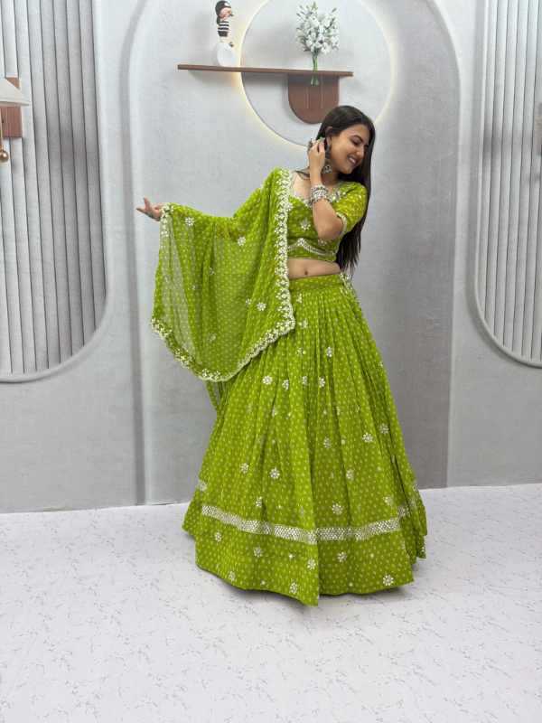Naarira Georgette Designer Lehenga Choli