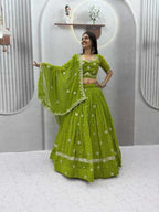 Naarira Georgette Designer Lehenga Choli