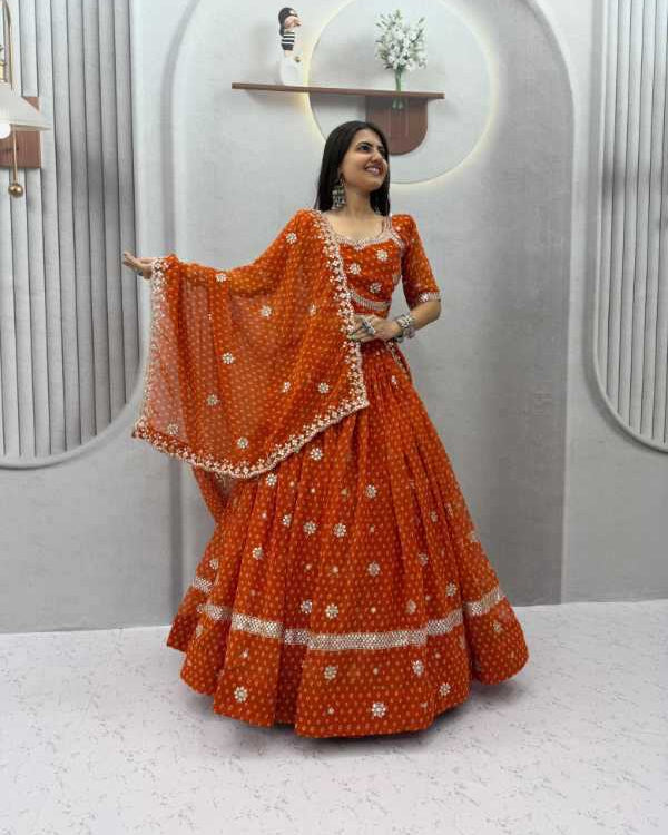 Naarira Georgette Designer Lehenga Choli - alternate view