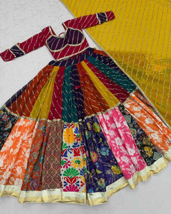 Naarira KESH497 347 Faux Georgette Embroidered Lehenga - alternate view
