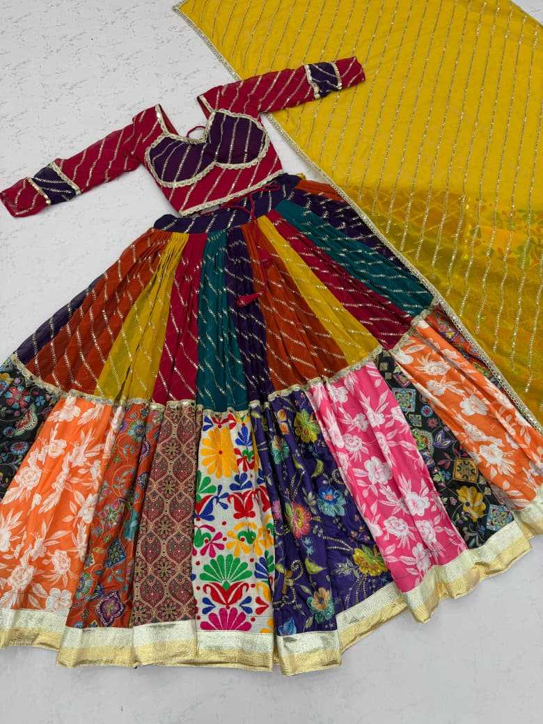 Naarira KESH497 347 Faux Georgette Embroidered Lehenga