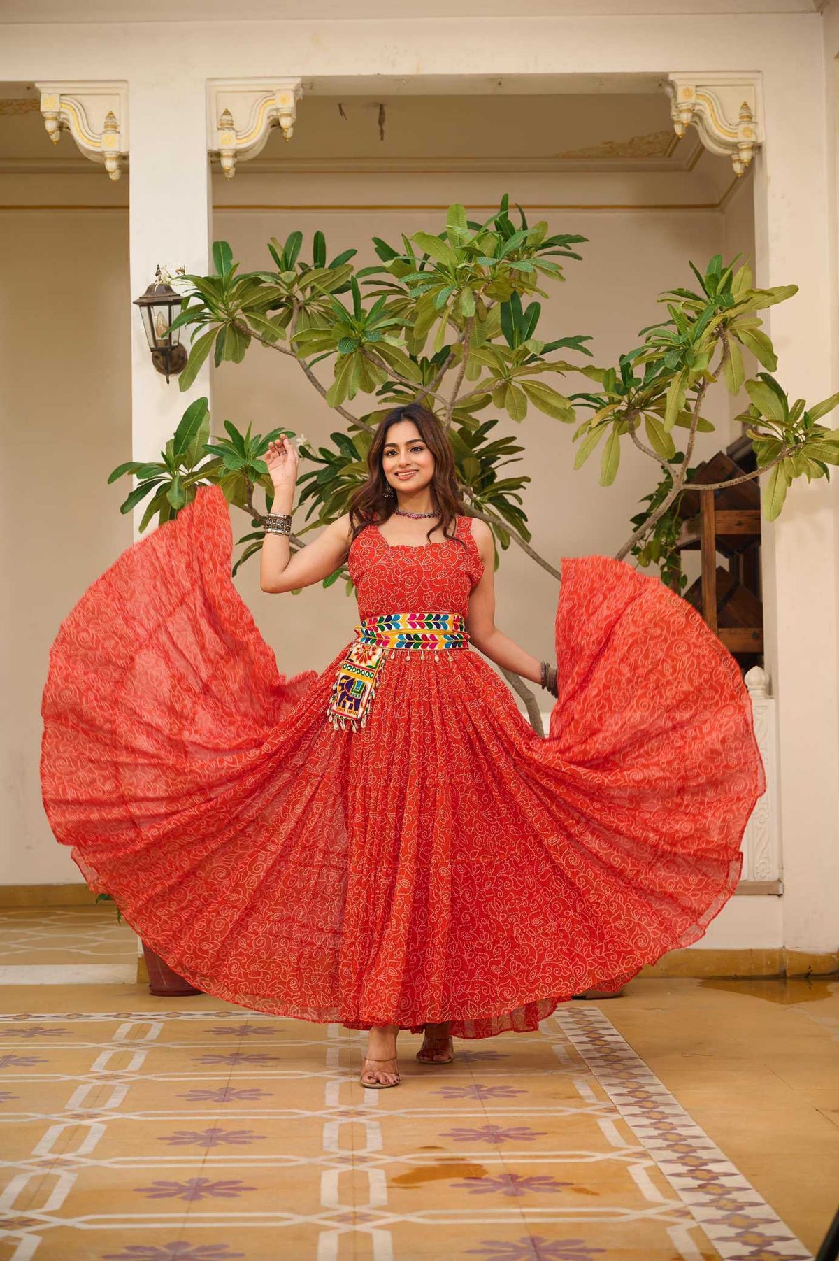 Naarira KESH498 110 Faux Georgette Printed Gowns