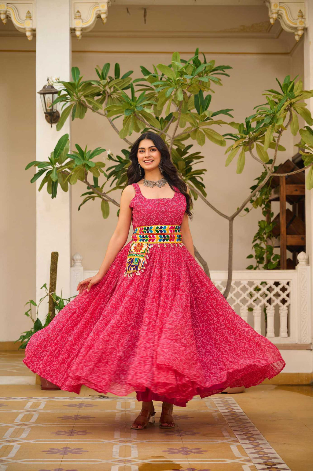 Naarira KESH498 110 Faux Georgette Printed Gowns