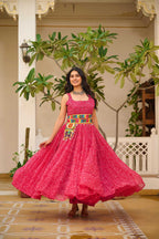 Naarira KESH498 110 Faux Georgette Printed Gowns