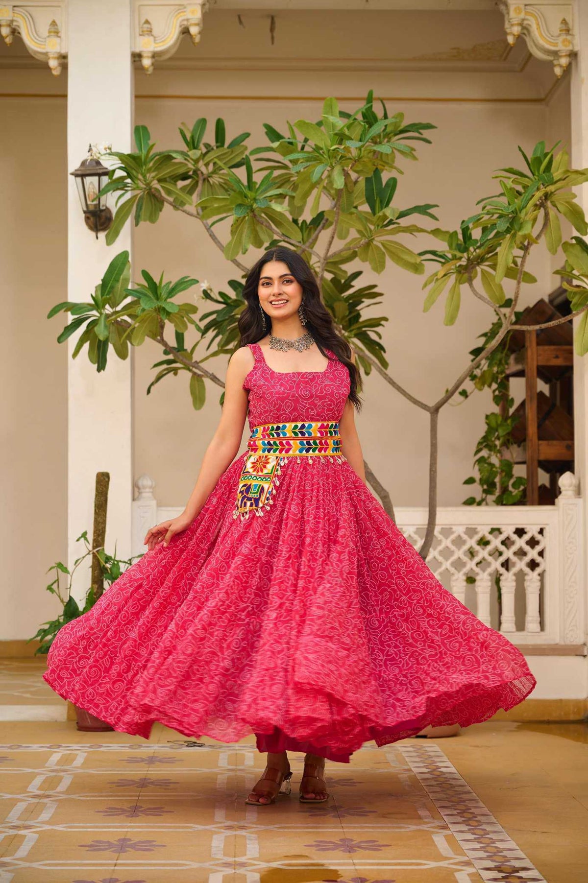 Naarira KESH498 110 Faux Georgette Printed Gowns