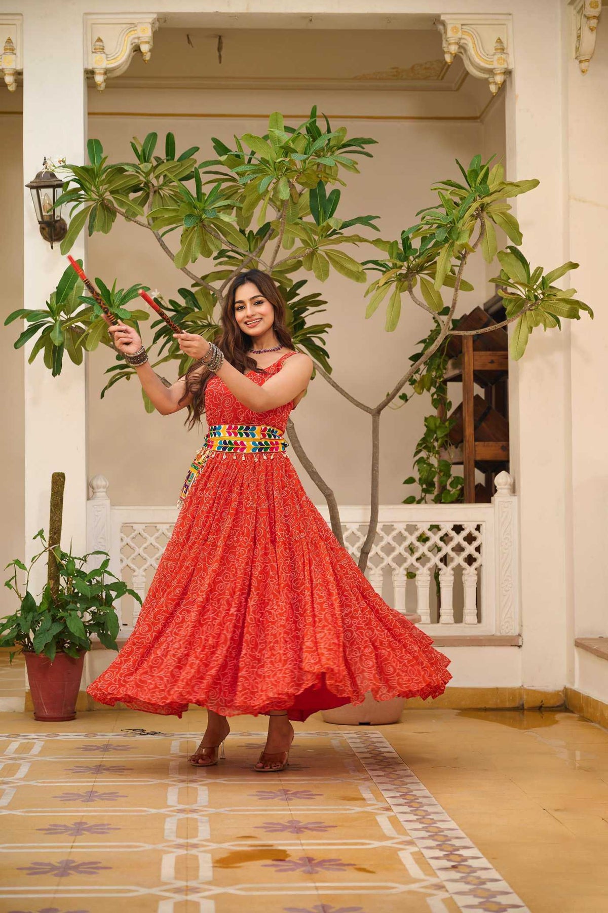 Naarira KESH498 110 Faux Georgette Printed Gowns