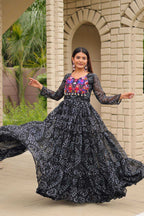 Naarira KESH498 122 Faux Georgette Embroidery Gowns
