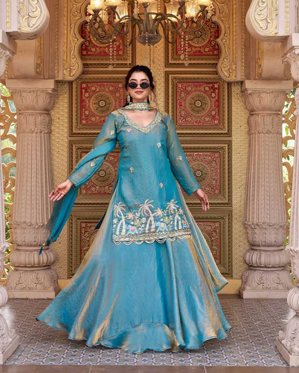 Naarira Fancy Embroidered Lehenga - alternate view