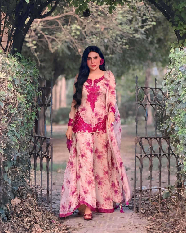 Naarira Faux Georgette Printed Suits - alternate view