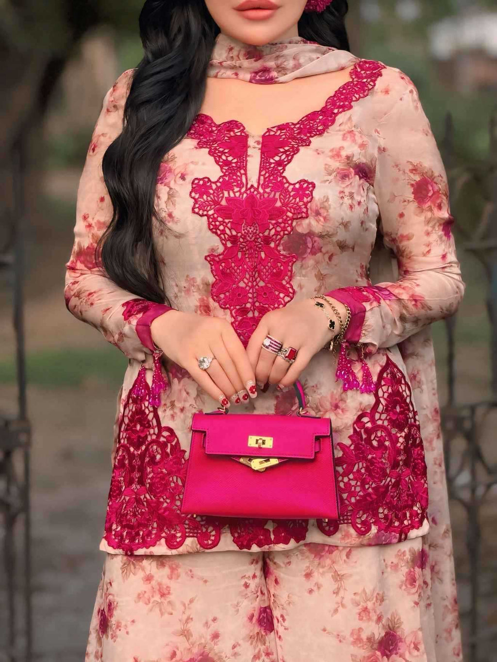 Naarira Faux Georgette Printed Suits