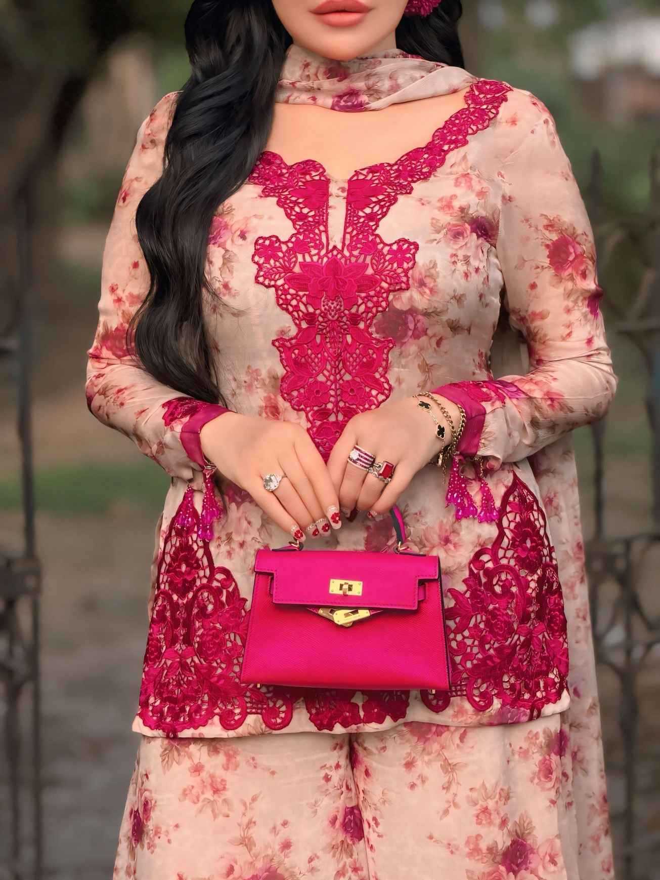 Naarira Faux Georgette Printed Suits
