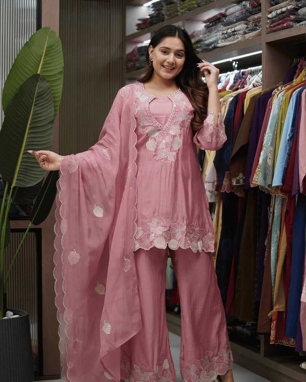 Naarira Satin Ladies Suits - alternate view