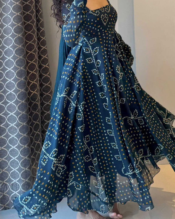 Naarira Faux Georgette Cotton Suits - alternate view