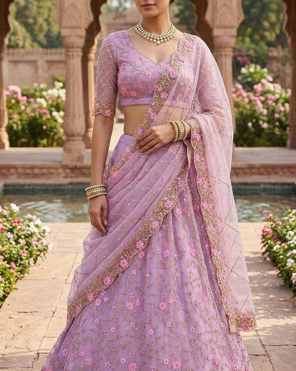 Naarira Butterfly Net Designer Lehenga