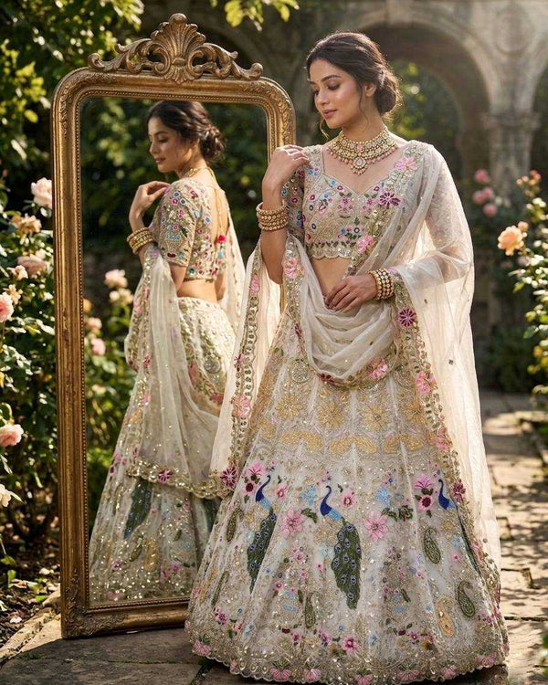 Naarira Organza Silk Designer Lehenga