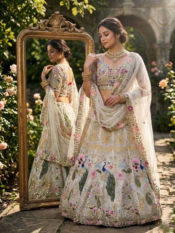 Naarira Organza Silk Designer Lehenga