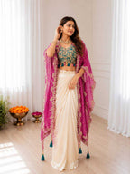 Naarira Crepe Silk Indo Western Dress