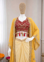 Naarira Crepe Silk Indo Western Dress