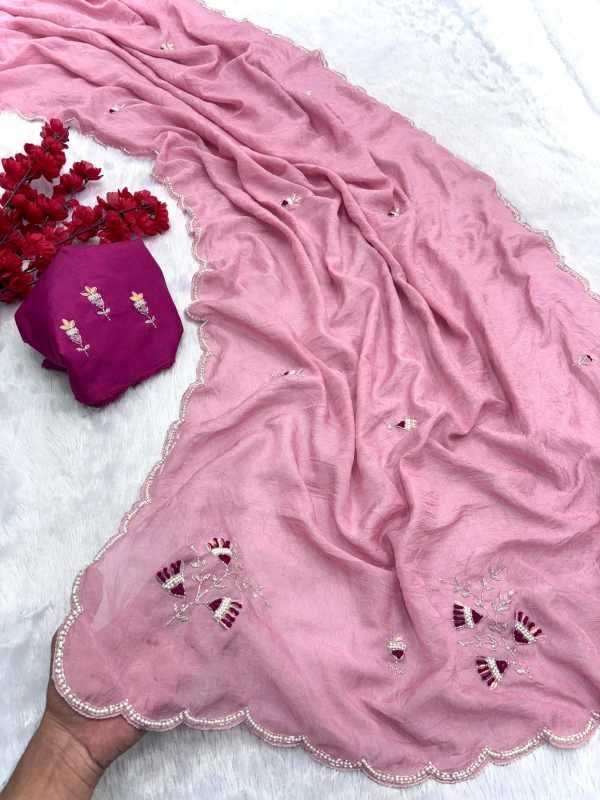 Naarira doll Dola Silk Party Wear Sarees