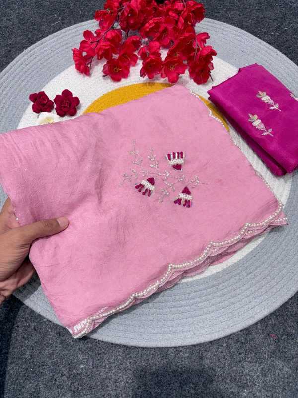 Naarira doll Dola Silk Party Wear Sarees