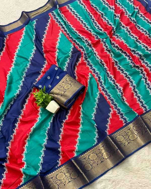 Naarira SAGUN Jacquard Printed Sarees - alternate view