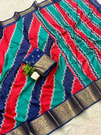 Naarira SAGUN Jacquard Printed Sarees