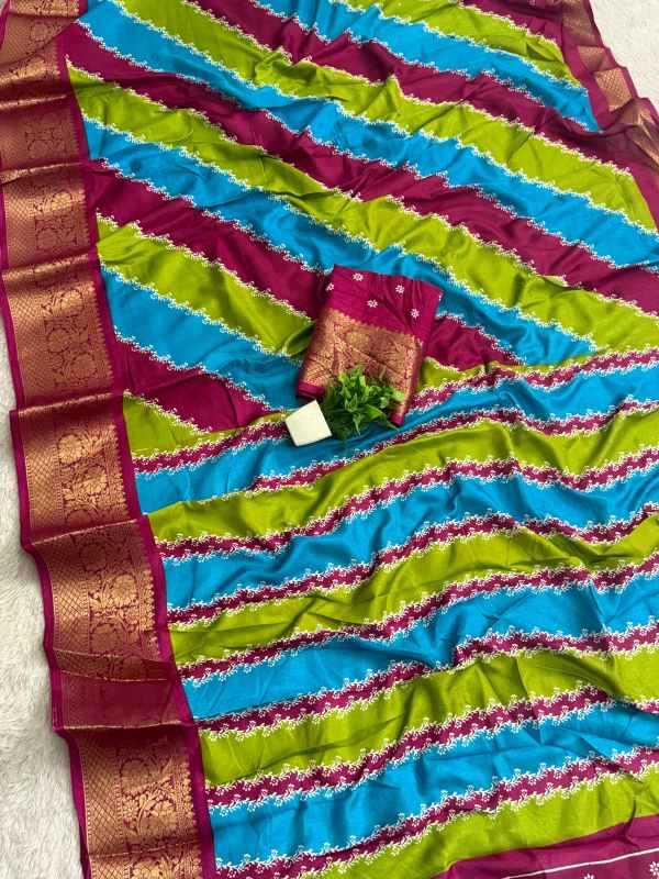 Naarira SAGUN Jacquard Printed Sarees