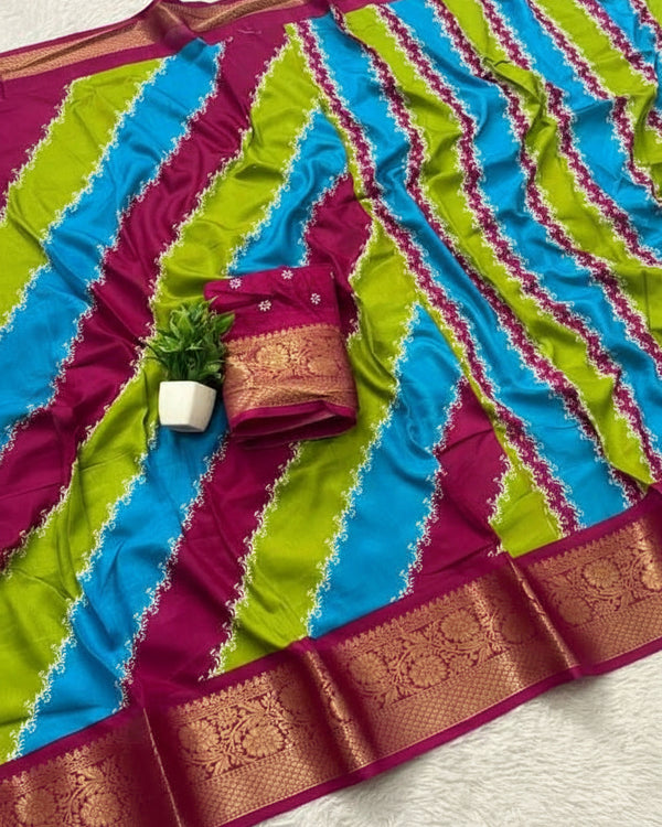 Naarira SAGUN Jacquard Printed Sarees