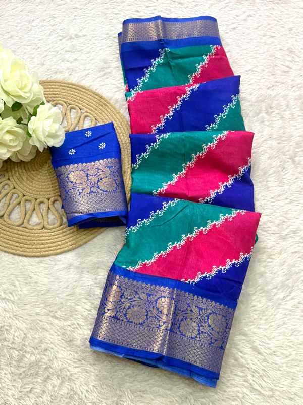 Naarira SAGUN Jacquard Printed Sarees