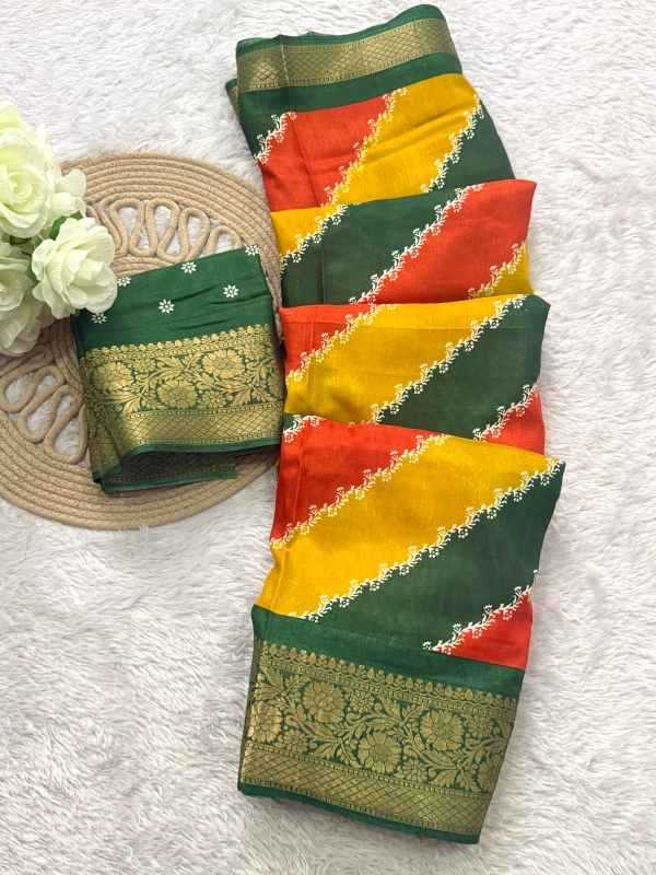 Naarira SAGUN Jacquard Printed Sarees