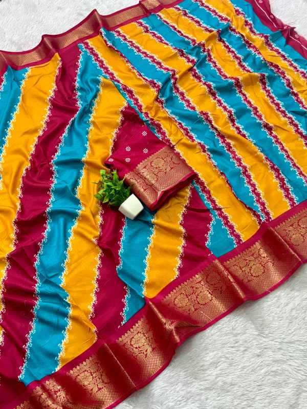 Naarira SAGUN Jacquard Printed Sarees