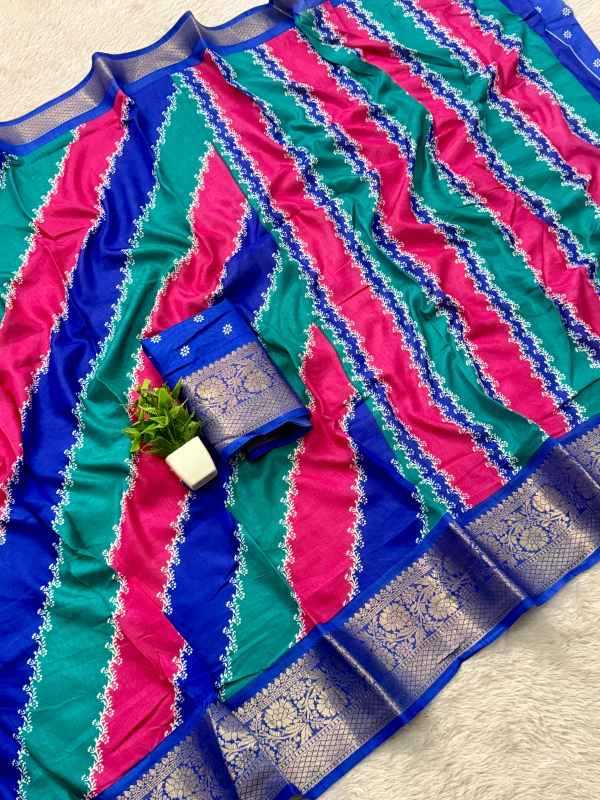 Naarira SAGUN Jacquard Printed Sarees
