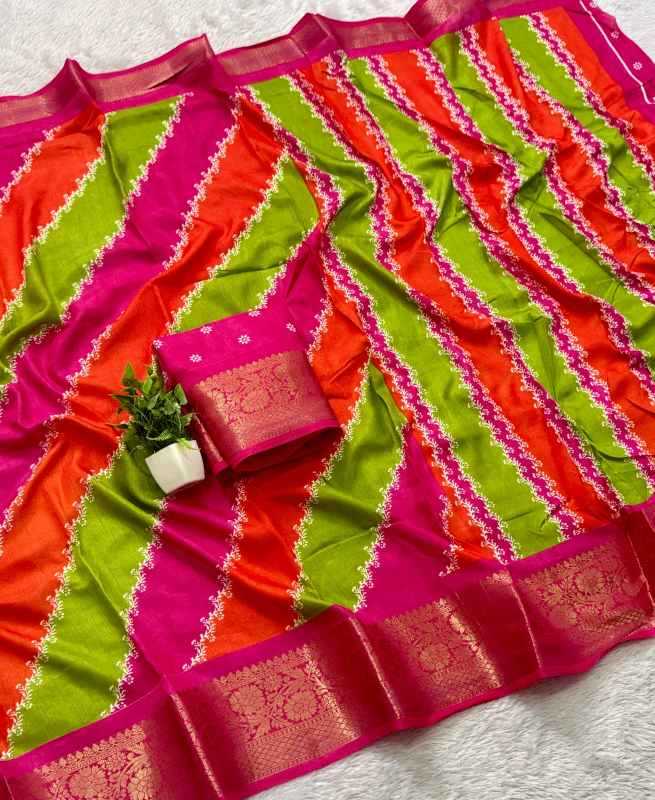 Naarira SAGUN Jacquard Printed Sarees