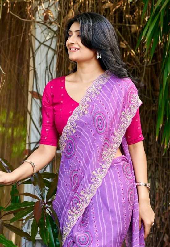 Naarira STAVAN KI RANI Chiffon Printed Saree