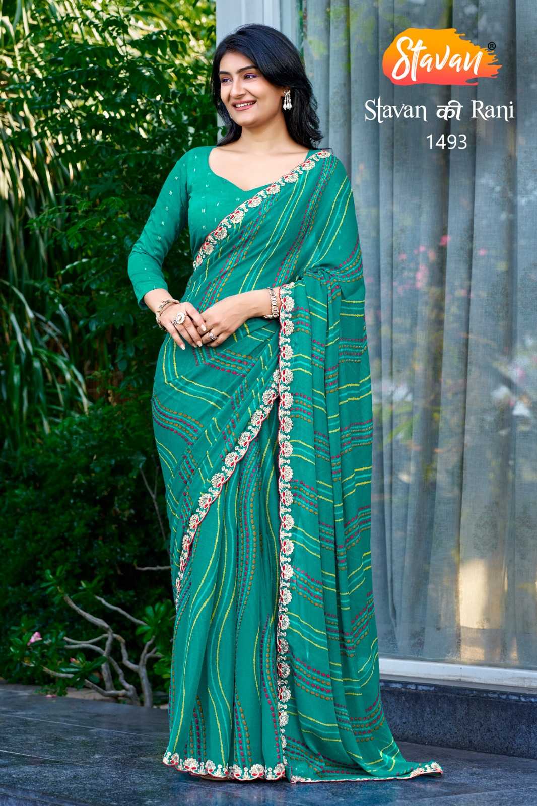 Naarira STAVAN KI RANI Chiffon Printed Saree
