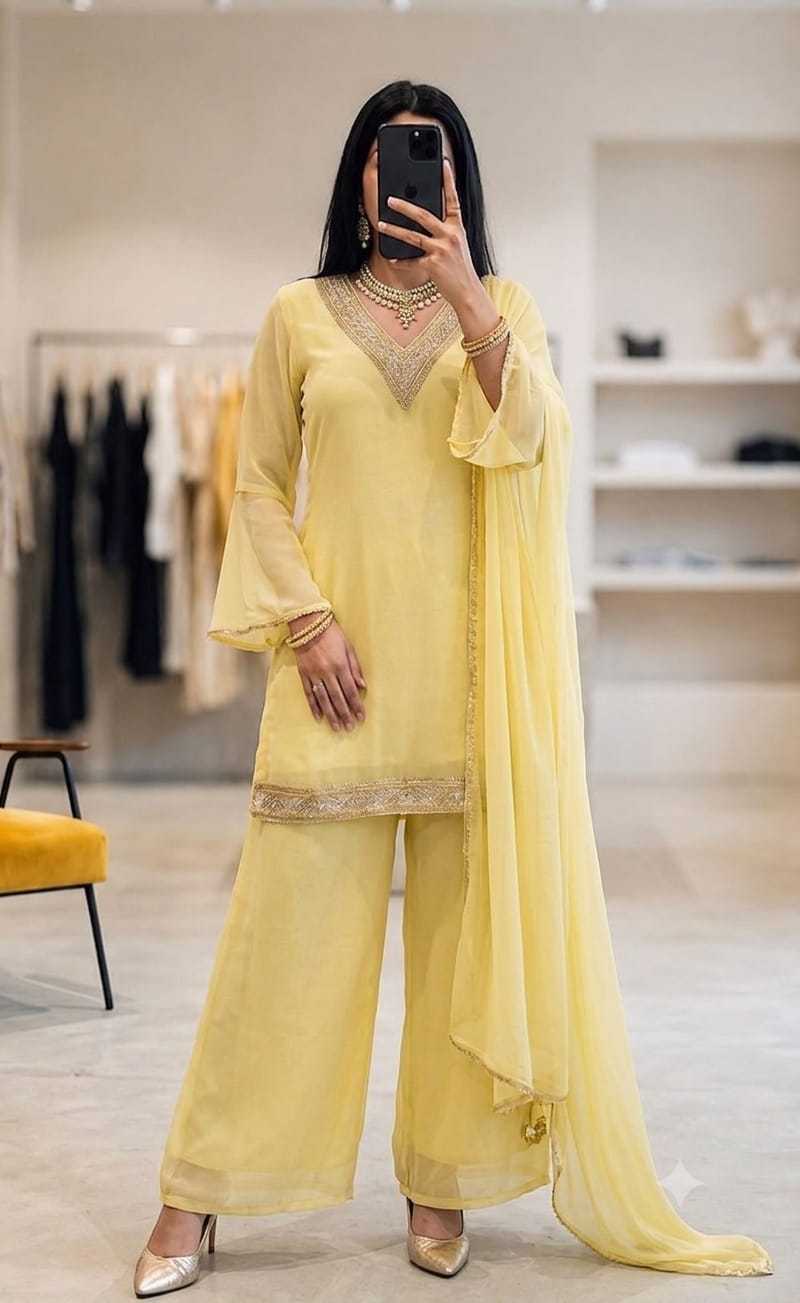 Naarira Faux Georgette Designer Suit
