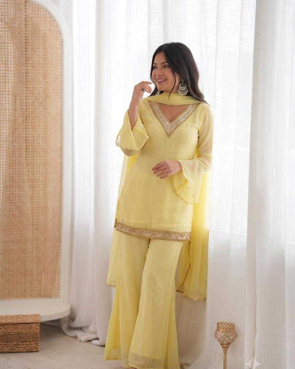 Naarira Faux Georgette Designer Suit