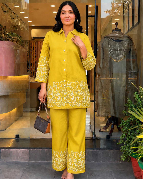 Naarira Heavy Rayon Embroidered Co-ord Set - alternate view