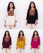 Naarira Gamthi Heavy Rayon Party Wear Kurtis