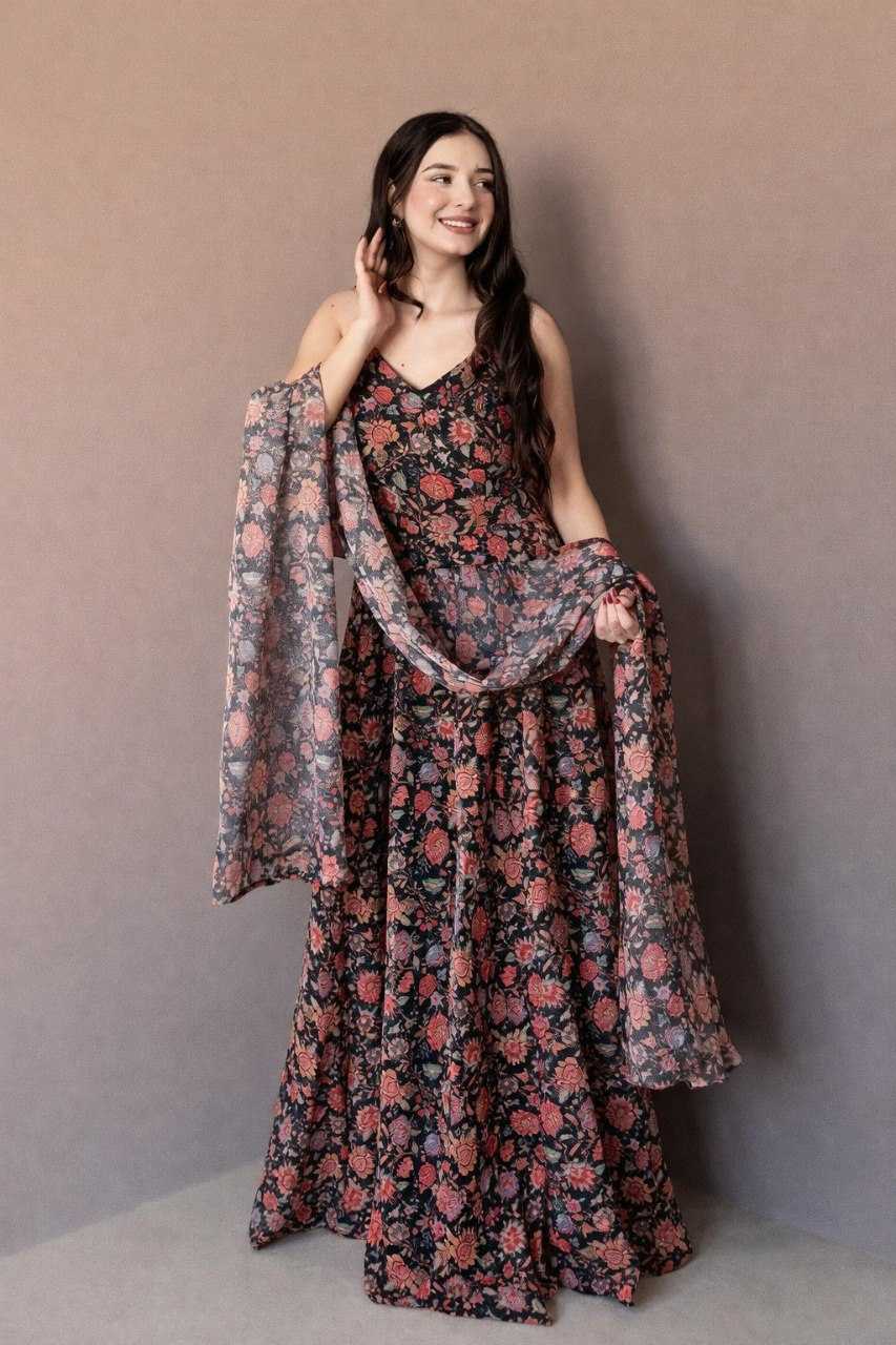 Naarira KR 110 Organza Printed Gown