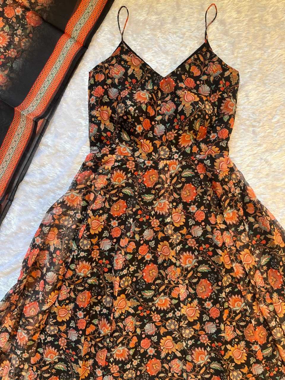 Naarira KR 110 Organza Printed Gown