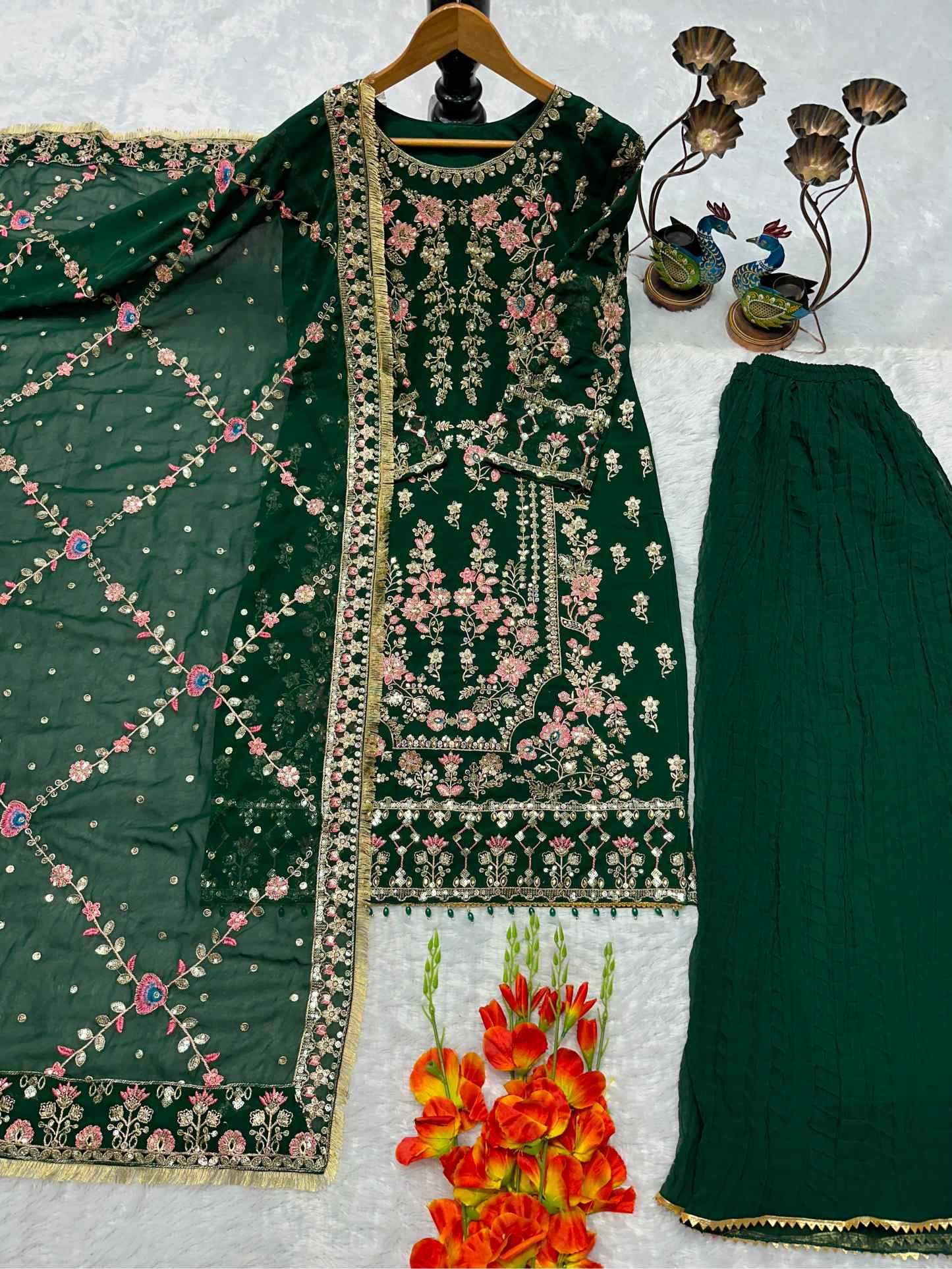 Naarira Georgette Indo Western Dresses