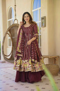 Naarira Faux Georgette Sharara Salwar Suits