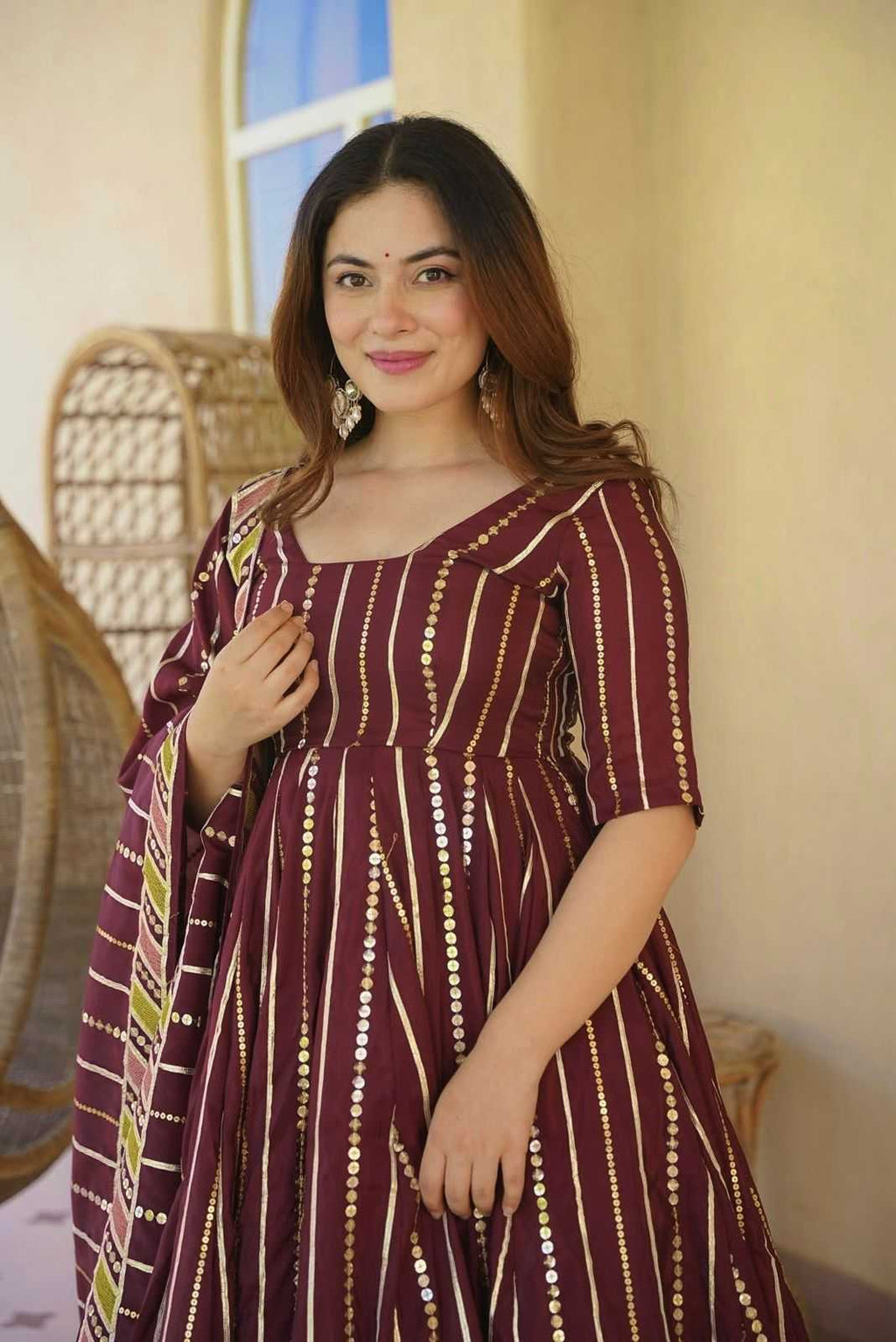 Naarira Faux Georgette Sharara Salwar Suits