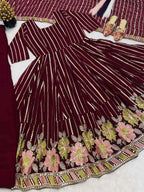 Naarira Faux Georgette Sharara Salwar Suits
