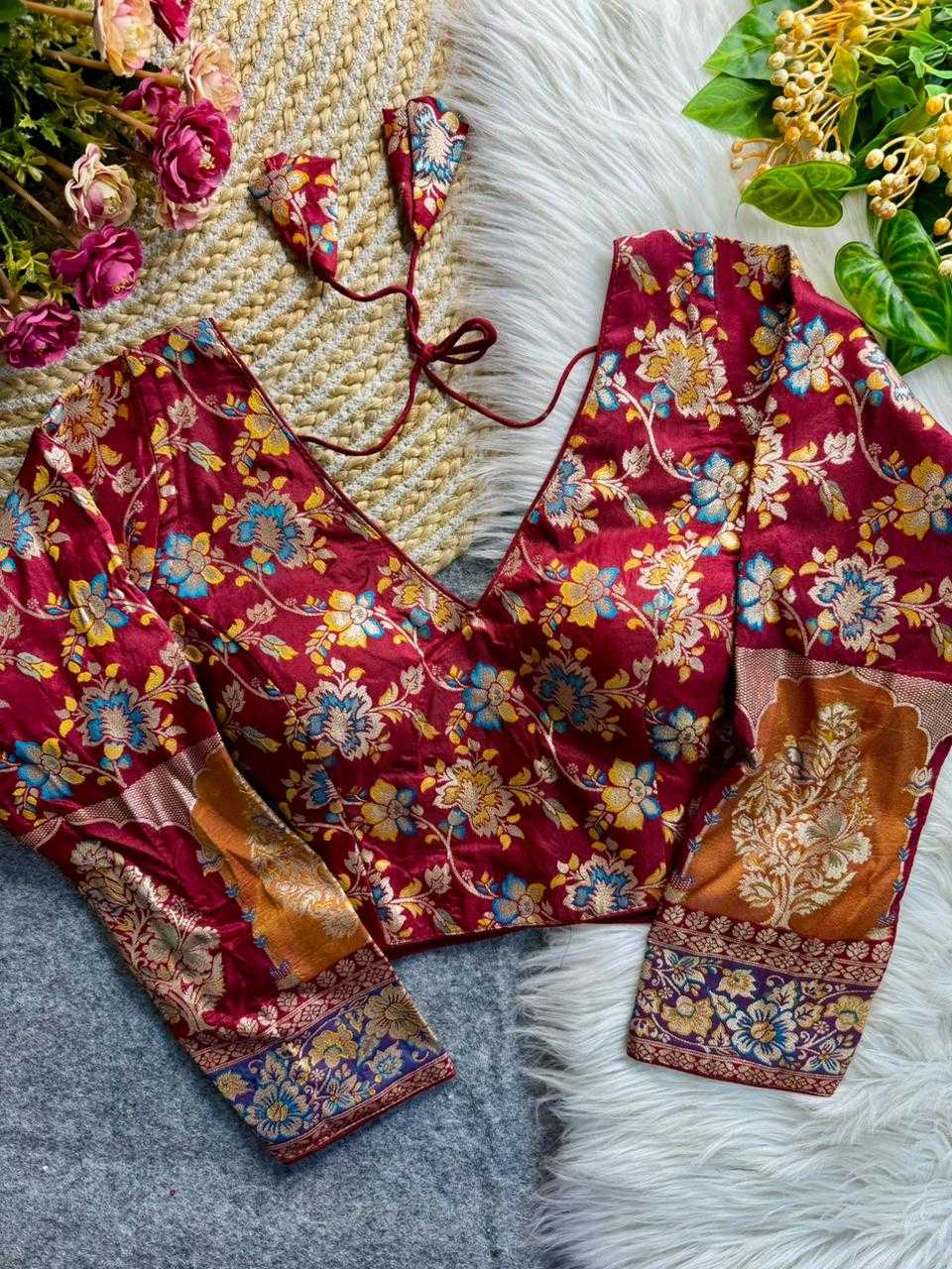 Naarira Soft Silk Silk Blouse