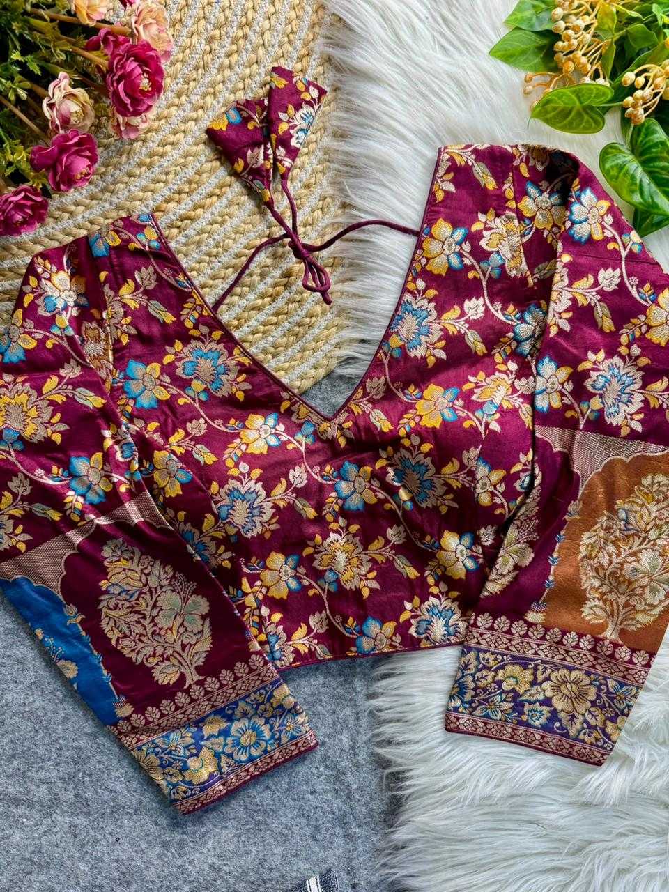 Naarira Soft Silk Silk Blouse