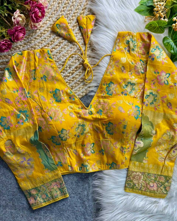 Naarira Soft Silk Silk Blouse