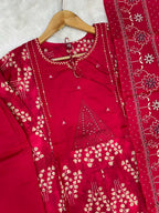 Naarira Pure Cotton Embroidered Suits
