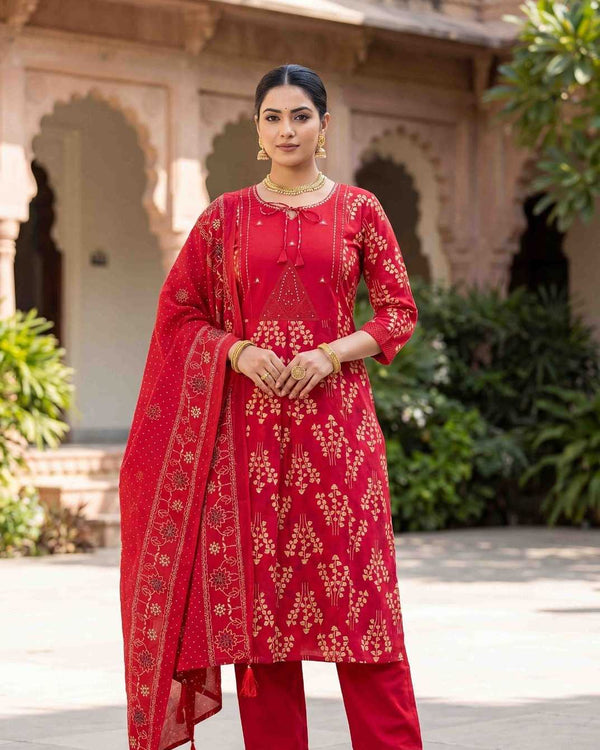 Naarira Pure Cotton Embroidered Suits